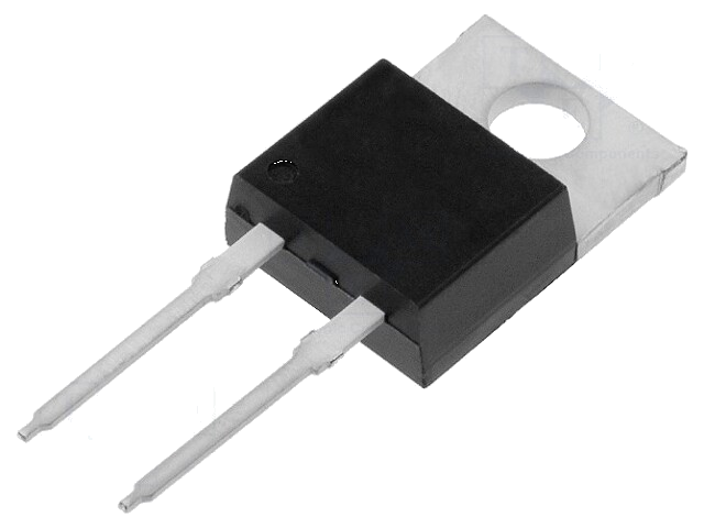 Diode: gelijkrichter; THT; 1,2kV; 30A; buis; TO220-2 Diode: gelijkrichter; THT; 1,2kV; 30A; buis; TO220-2